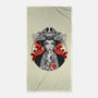 Irezumi Geisha-none beach towel-heydale