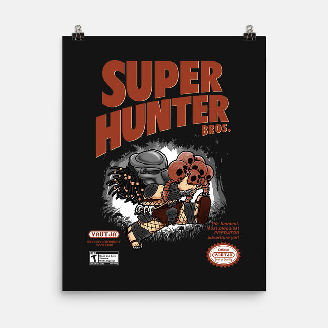 Super Hunter Bros-none matte poster-pigboom