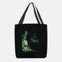 Wolf Princess-none basic tote bag-Hova