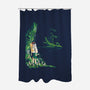 Wolf Princess-none polyester shower curtain-Hova
