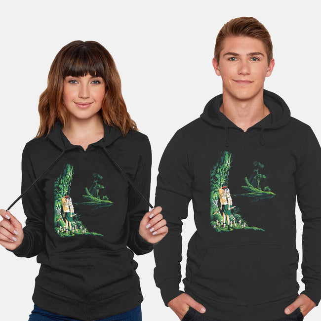 Wolf Princess-unisex pullover sweatshirt-Hova