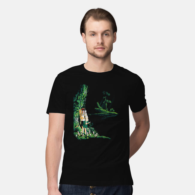 Wolf Princess-mens premium tee-Hova