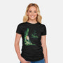 Wolf Princess-womens fitted tee-Hova