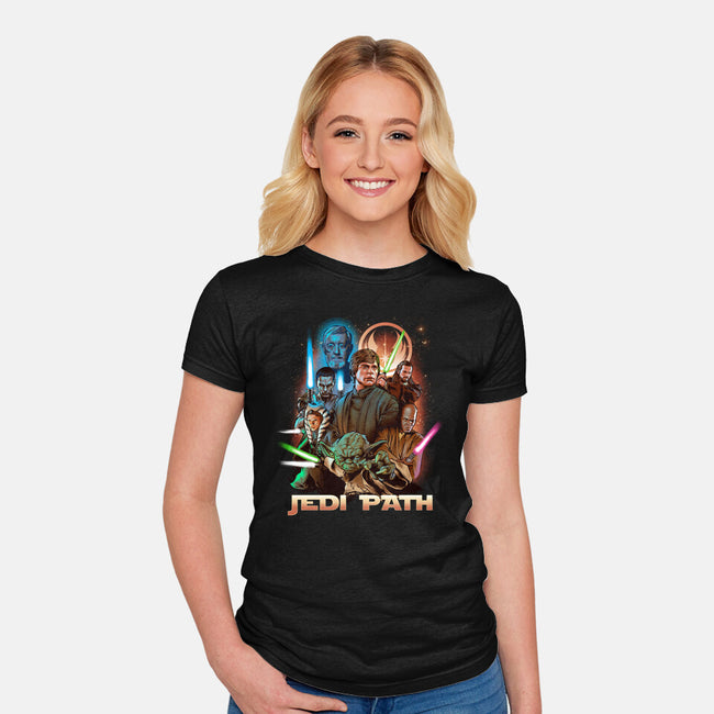 Good Star Boys-womens fitted tee-Conjura Geek