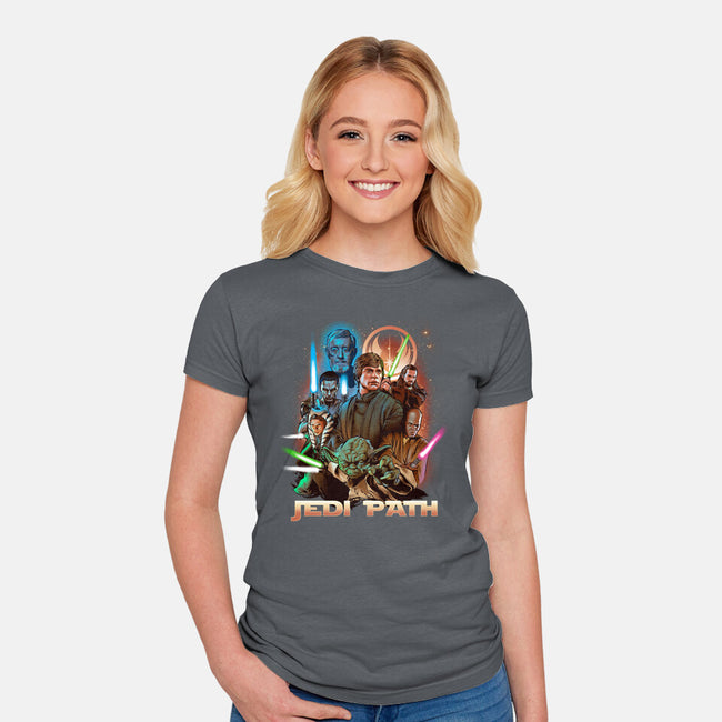 Good Star Boys-womens fitted tee-Conjura Geek