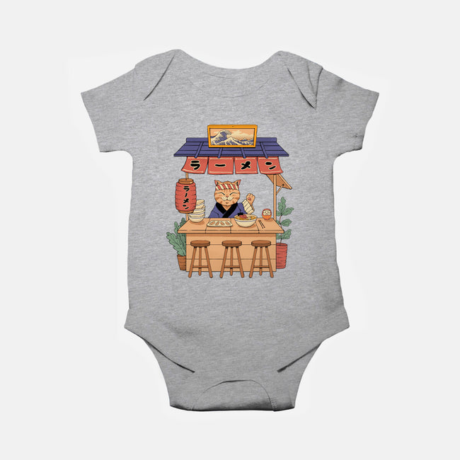 Neko Ramen House-baby basic onesie-vp021