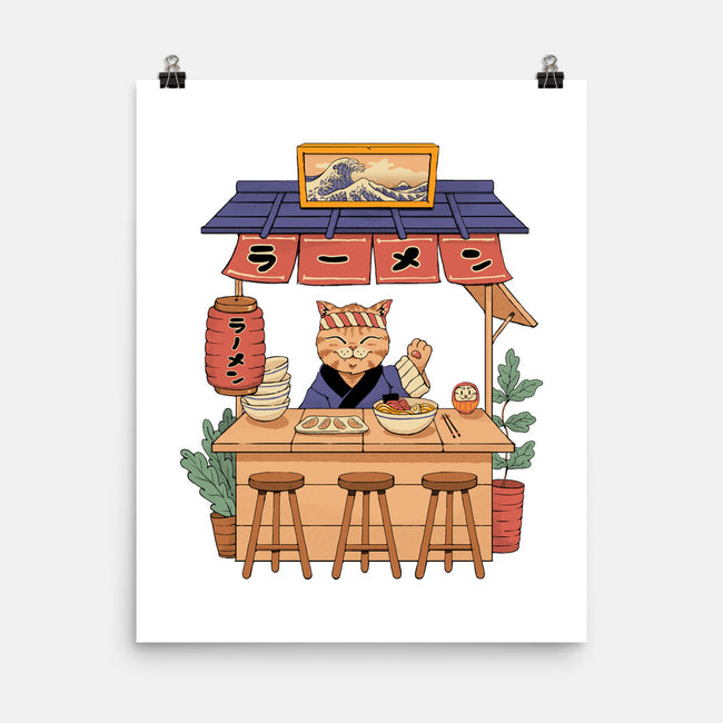 Neko Ramen House-none matte poster-vp021
