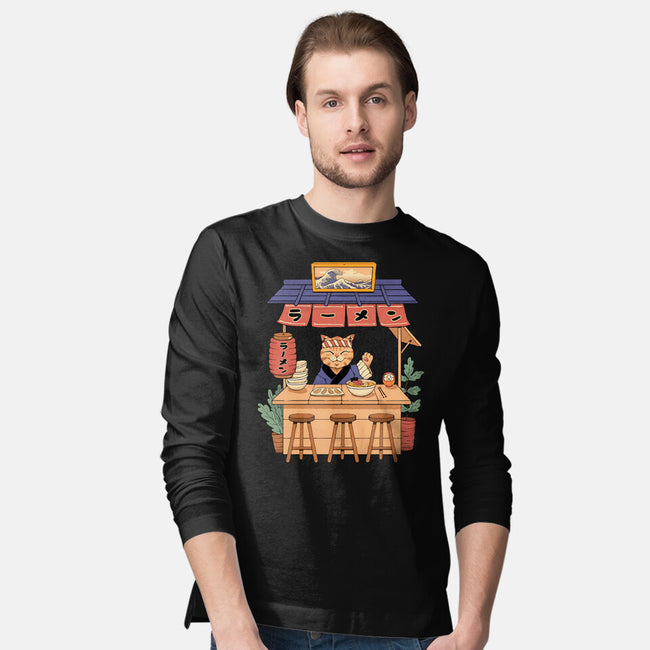 Neko Ramen House-mens long sleeved tee-vp021