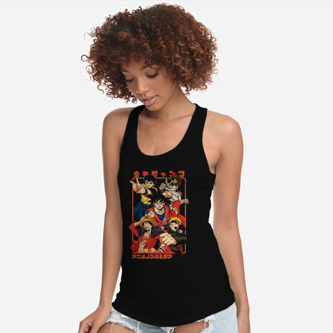 Shonen Team-womens racerback tank-Bellades