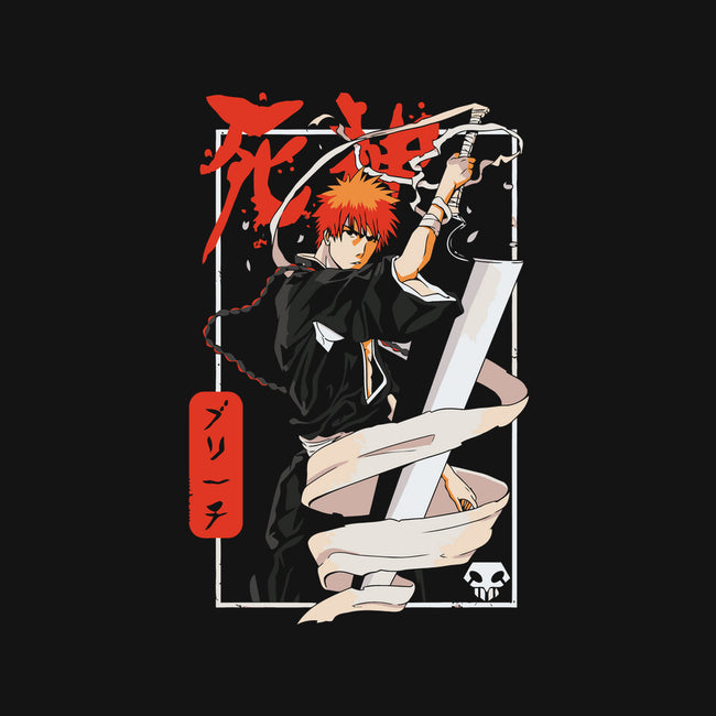 Samurai Ichigo-none removable cover w insert throw pillow-Bellades