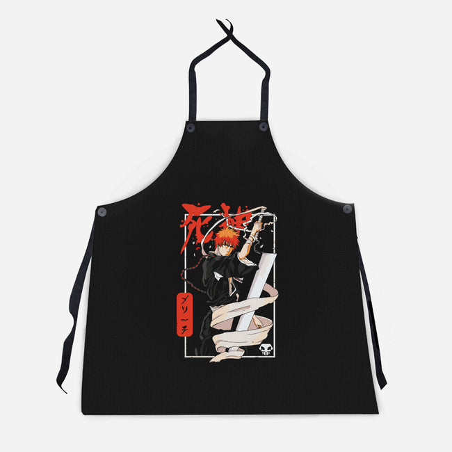 Samurai Ichigo-unisex kitchen apron-Bellades