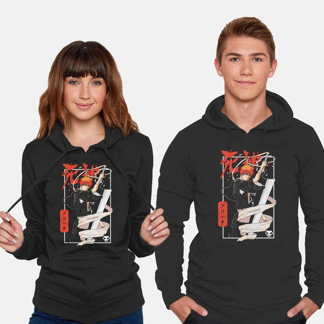 Samurai Ichigo-unisex pullover sweatshirt-Bellades