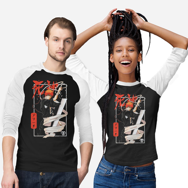 Samurai Ichigo-unisex baseball tee-Bellades
