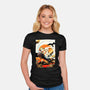 Wind Breathing Demon-womens fitted tee-Hova
