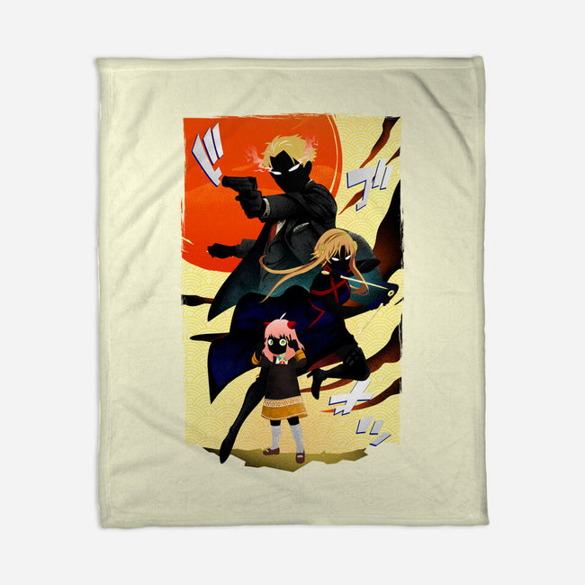Spy Parents-none fleece blanket-bellahoang