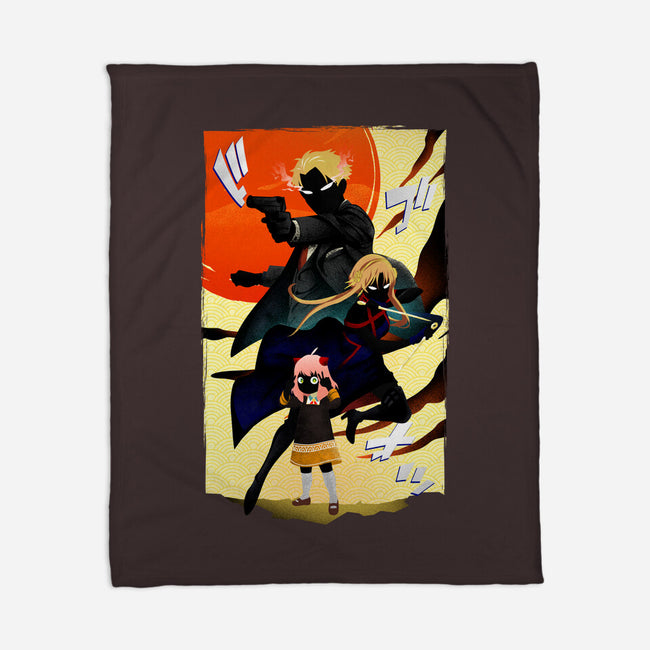 Spy Parents-none fleece blanket-bellahoang