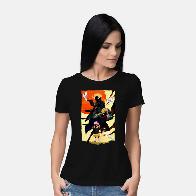 Spy Parents-womens basic tee-bellahoang