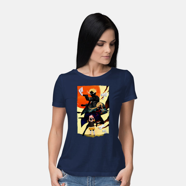 Spy Parents-womens basic tee-bellahoang