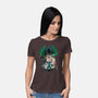 Mountain Demon-womens basic tee-RonStudio