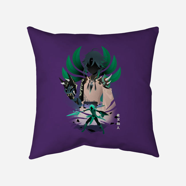 Mountain Demon-none removable cover w insert throw pillow-RonStudio