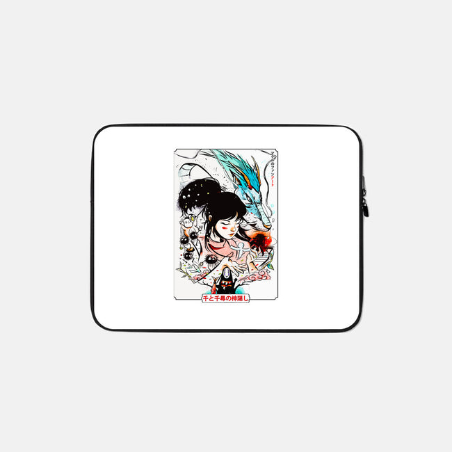 The Dragon's Love-none zippered laptop sleeve-Bellades