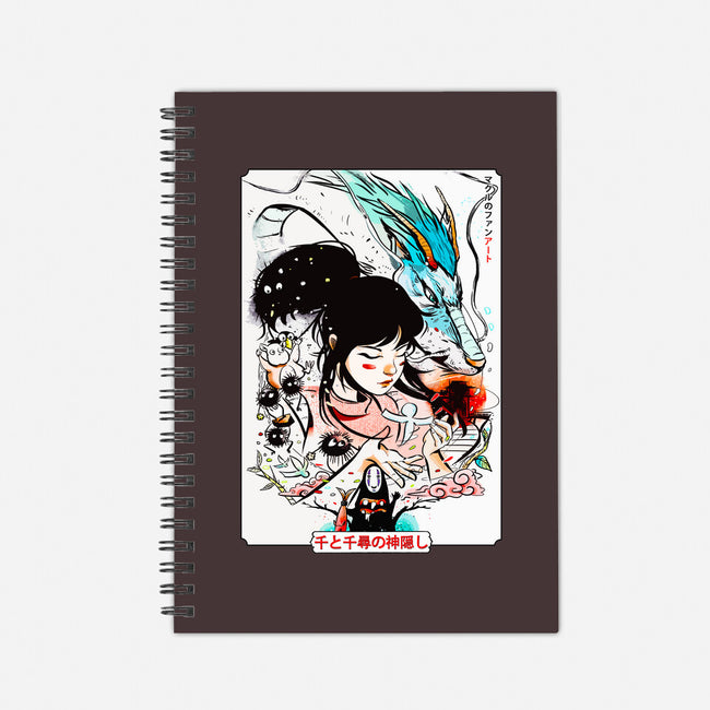 The Dragon's Love-none dot grid notebook-Bellades