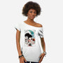 The Dragon's Love-womens off shoulder tee-Bellades