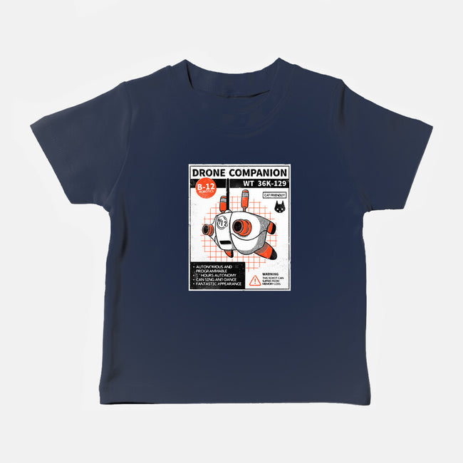 Drone Companion-baby basic tee-paulagarcia