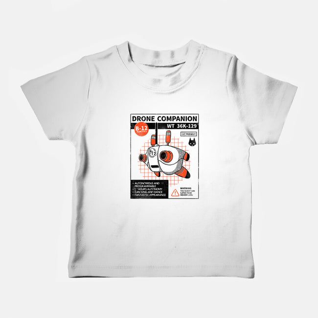 Drone Companion-baby basic tee-paulagarcia