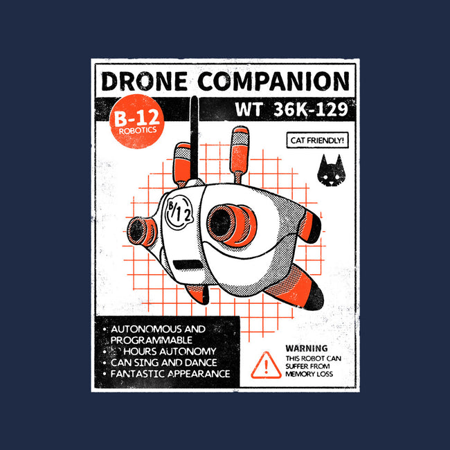 Drone Companion-none polyester shower curtain-paulagarcia