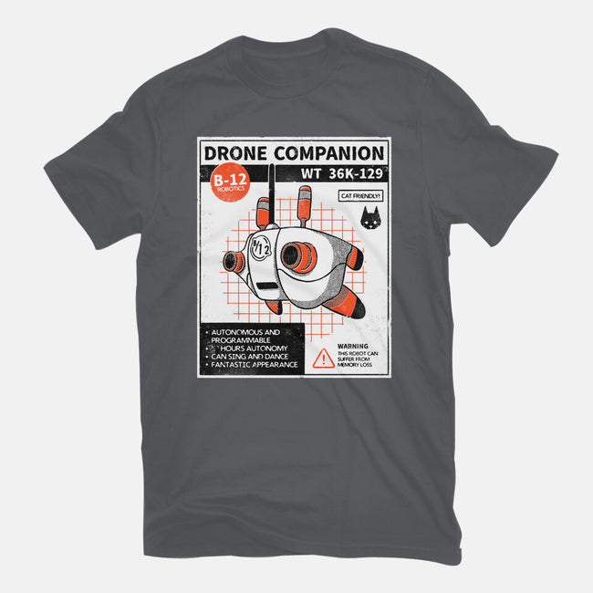 Drone Companion-womens fitted tee-paulagarcia