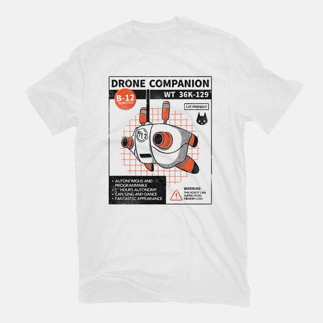 Drone Companion-womens fitted tee-paulagarcia