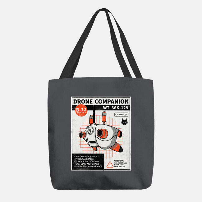 Drone Companion-none basic tote bag-paulagarcia