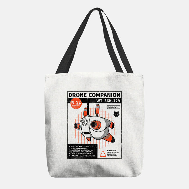 Drone Companion-none basic tote bag-paulagarcia