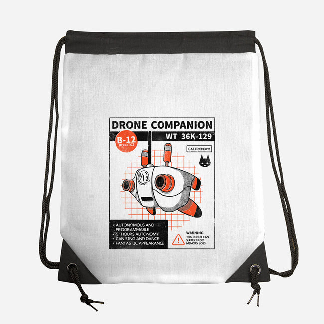 Drone Companion-none drawstring bag-paulagarcia