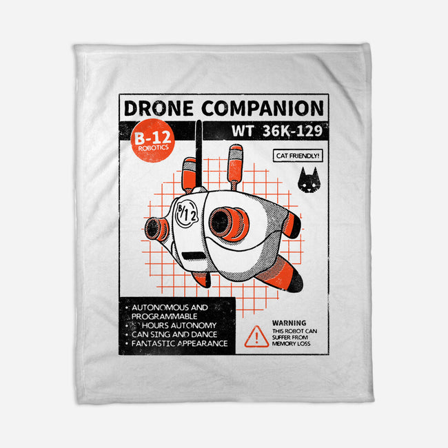 Drone Companion-none fleece blanket-paulagarcia