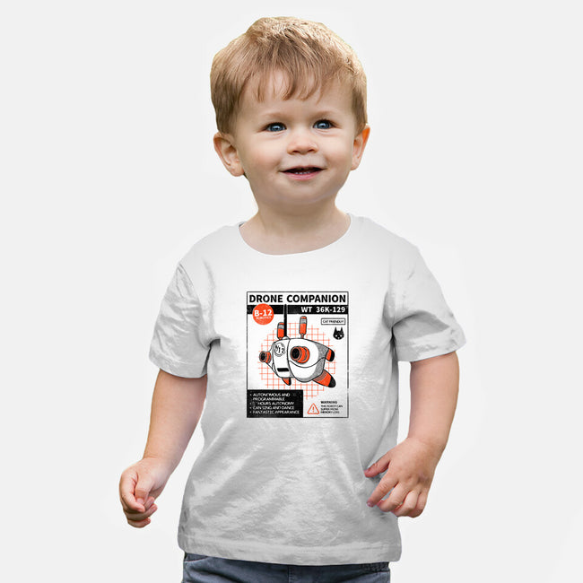 Drone Companion-baby basic tee-paulagarcia