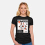 Drone Companion-womens fitted tee-paulagarcia