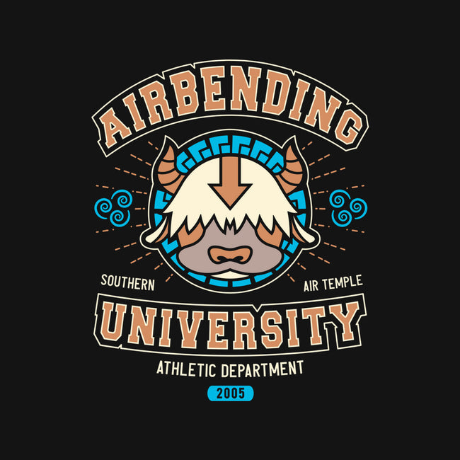 University Of Airbending-dog basic pet tank-Logozaste