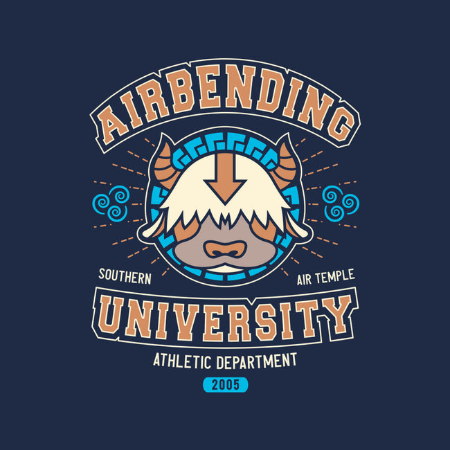 University Of Airbending-none polyester shower curtain-Logozaste