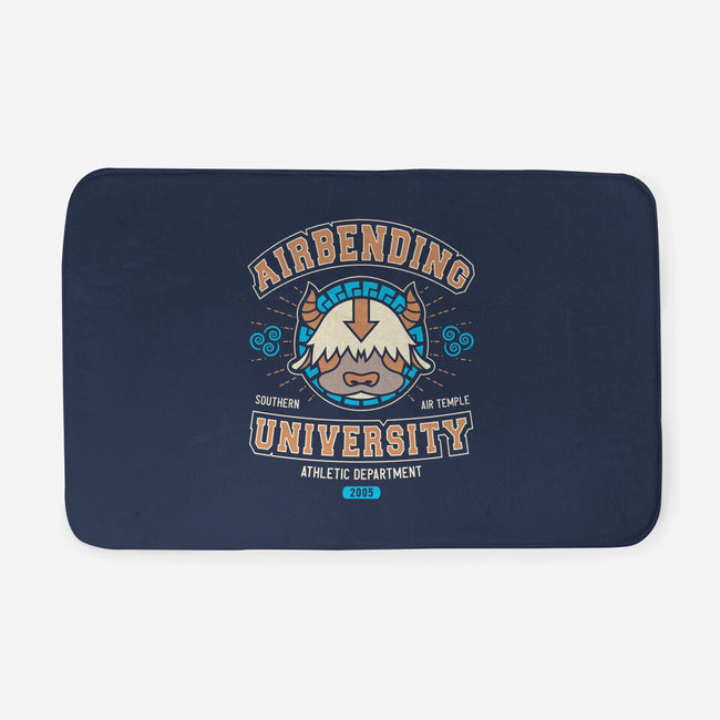 University Of Airbending-none memory foam bath mat-Logozaste