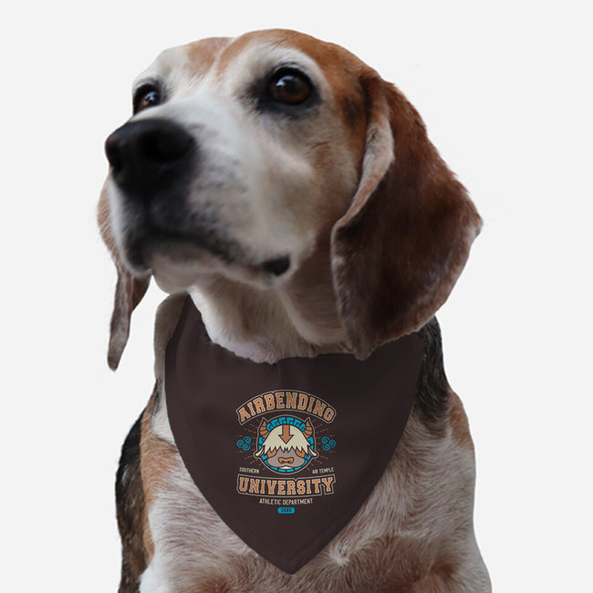 University Of Airbending-dog adjustable pet collar-Logozaste