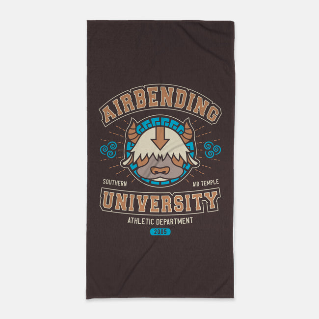 University Of Airbending-none beach towel-Logozaste