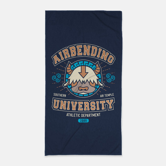 University Of Airbending-none beach towel-Logozaste