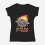 It's The End-womens v-neck tee-NemiMakeit
