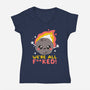 It's The End-womens v-neck tee-NemiMakeit