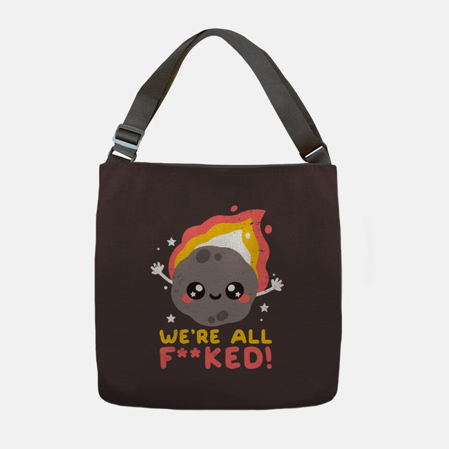 It's The End-none adjustable tote bag-NemiMakeit