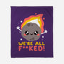 It's The End-none fleece blanket-NemiMakeit