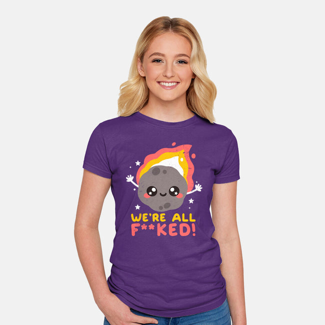 It's The End-womens fitted tee-NemiMakeit