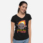 It's The End-womens v-neck tee-NemiMakeit